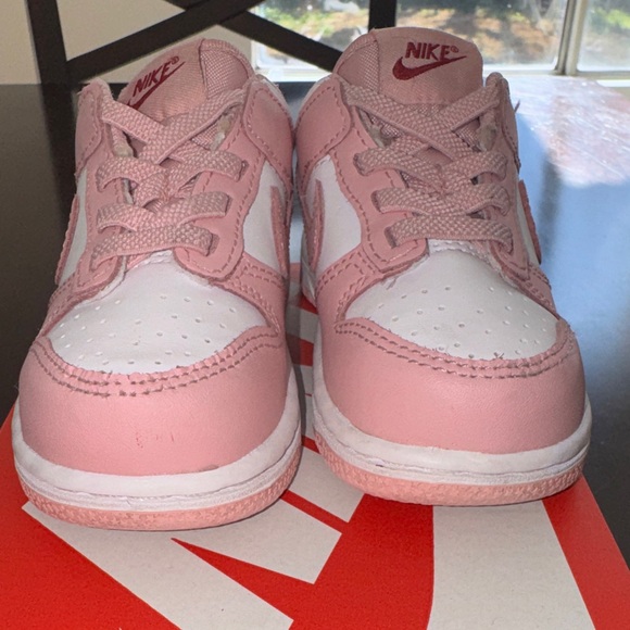 Nike Kids Dunk Low Rose Sneakers - Picture 10 of 11